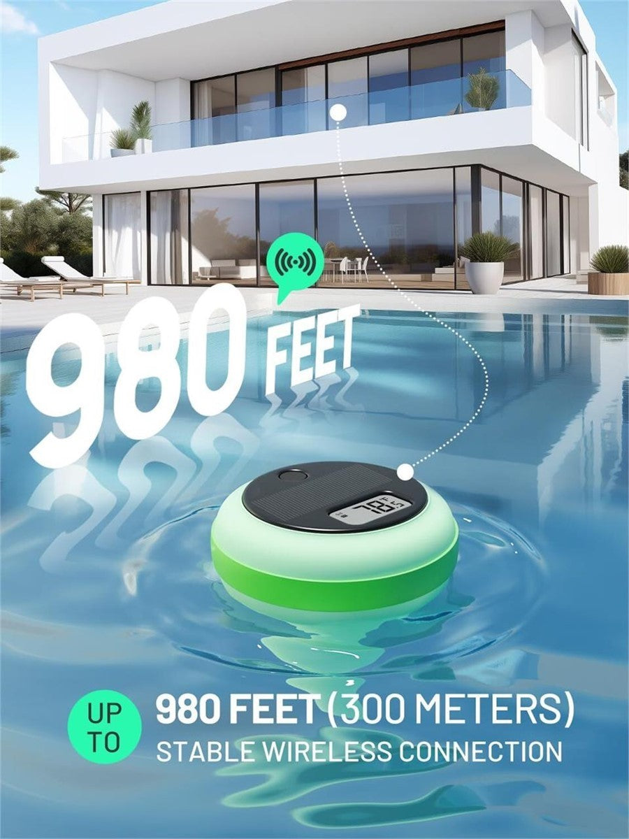 Firelex Wireless Solar Pool Thermometer Indoor & Outdoor Monitoring