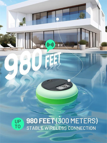 Firelex Wireless Solar Pool Thermometer Indoor & Outdoor Monitoring