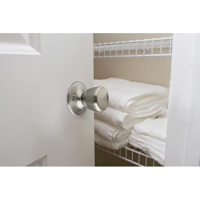 Design House 190793 Terrace 6-Pack Dummy Door Knob Satin Nickel ANSI Grade 3
