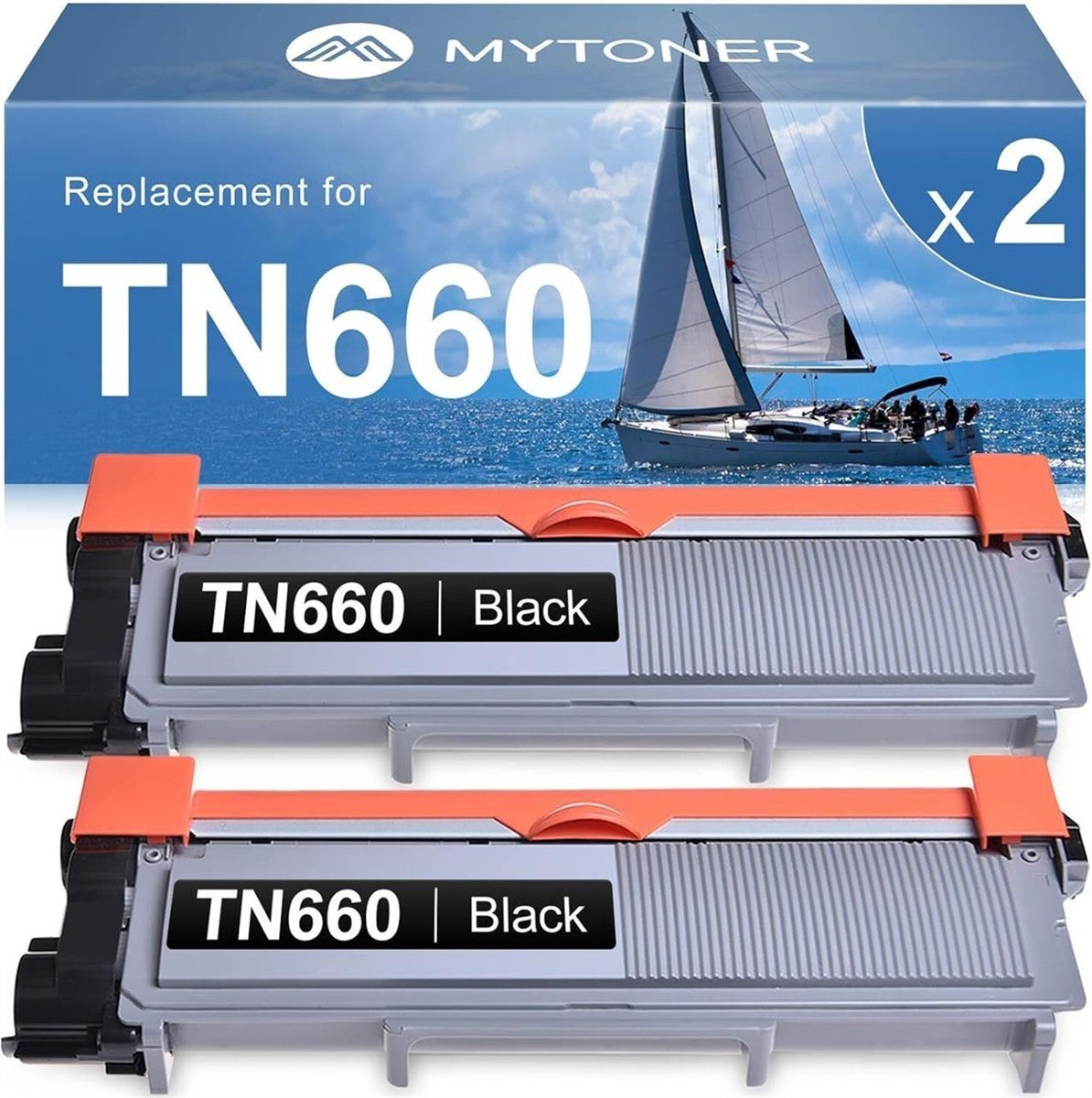 MYTONER TN660 TN630 2-Pack Toner — Stop Overpaying Brother HL MFC DCP