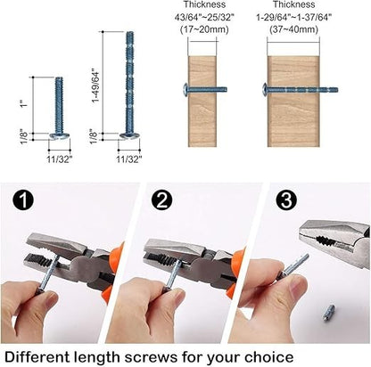 7-Pack Kitchen Cabinet Pulls 5 Inch 128mm Drawer Handles Brushed Nickel Gold