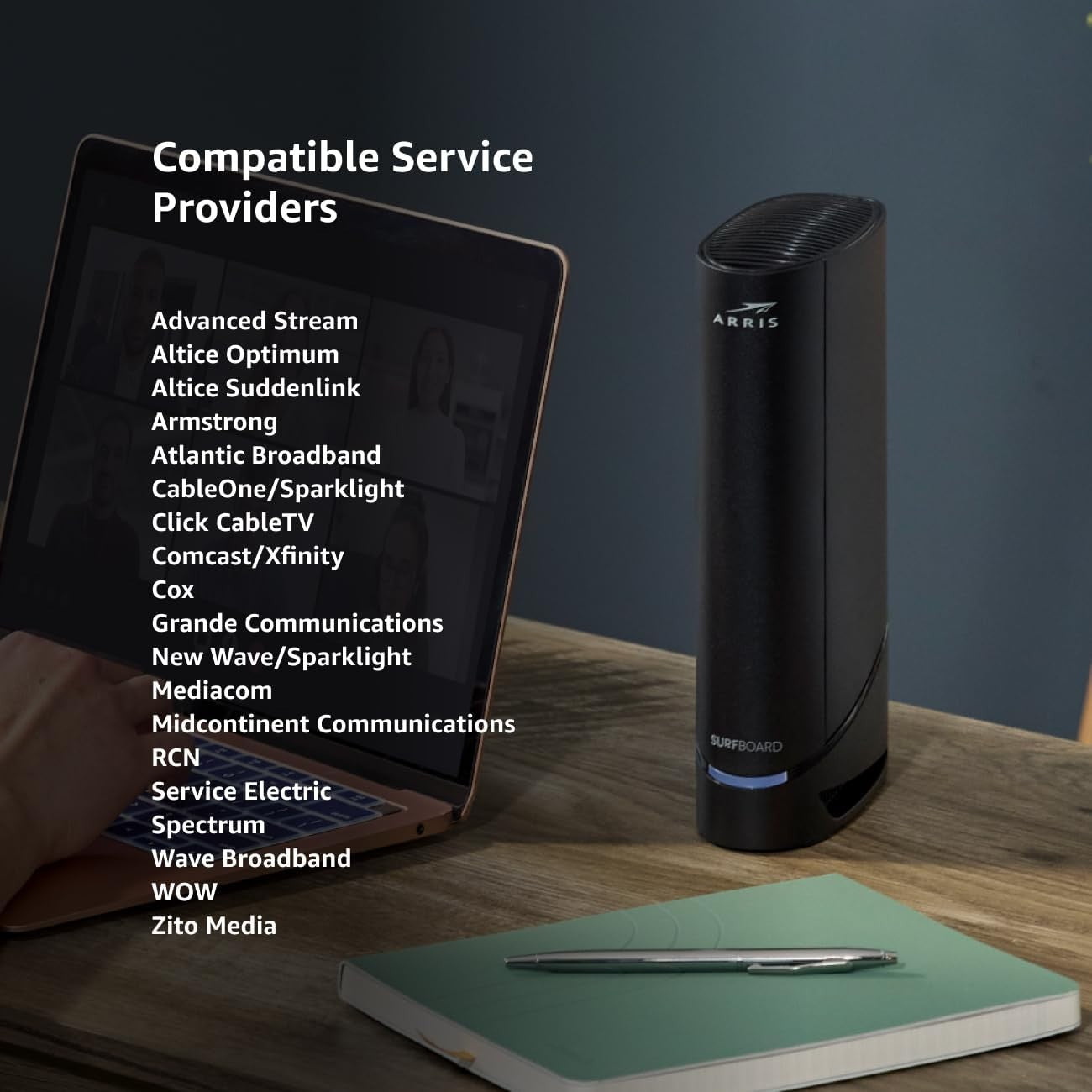 ARRIS SURFboard G18 Cable Modem WiFi 6 Router DOCSIS 3.1 AX1800 Stop Renting