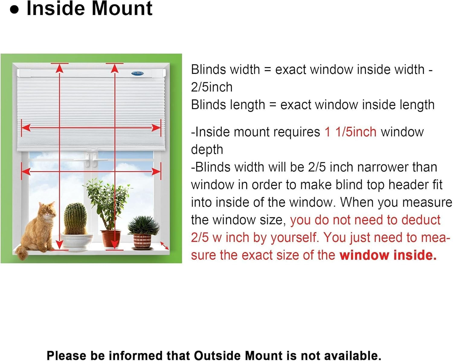 LazBlinds No Drill Cordless Blackout Shades – 24”x48” - Silver White Blinds