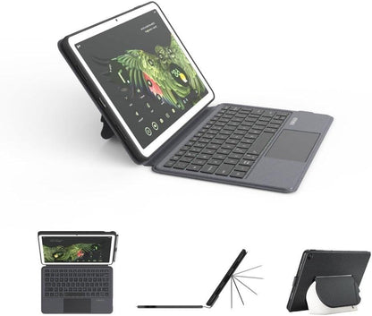 eiP Magnetix Keyboard Case Google Pixel Tablet 2023 Detachable Backlit Trackpad