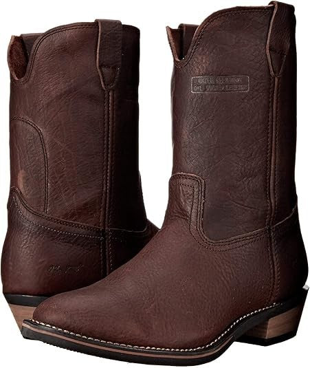 AdTec 1552 Men's 12" Wellington Work Boot Burgundy Goodyear Welt Leather