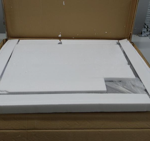 22x30 Silver Bathroom Mirror Rounded Rectangle 4mm Shatterprf French Cleat Mount