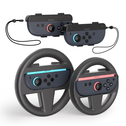 Switch 2 Steering Wheel Wrist Strap 4 Pack Joy-Con 2 Mario Kart World Racing