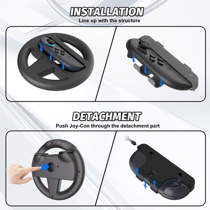 Switch 2 Steering Wheel Wrist Strap 4 Pack Joy-Con 2 Mario Kart World Racing