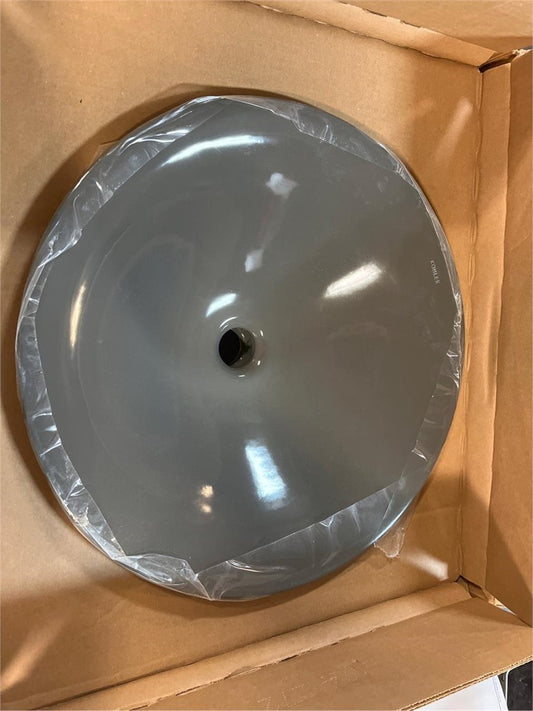 KOHLER Carillon Round Vessel Sink Thunder Gray — Luxury Bath Upgrade K-7806-58