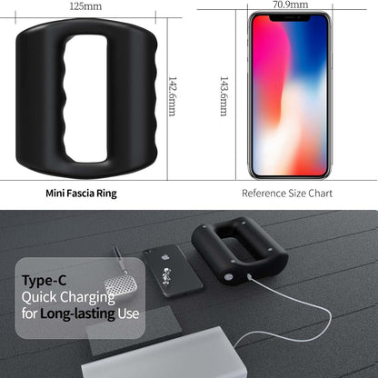 GiftPlus Massager Ring 5-Speed 21kg Deep Tissue Body Strap Cordless USB-C
