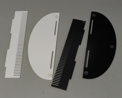 Acrylic Hair Extension Holder Stand 2 Pack Weft Wig Display Braiding Black White