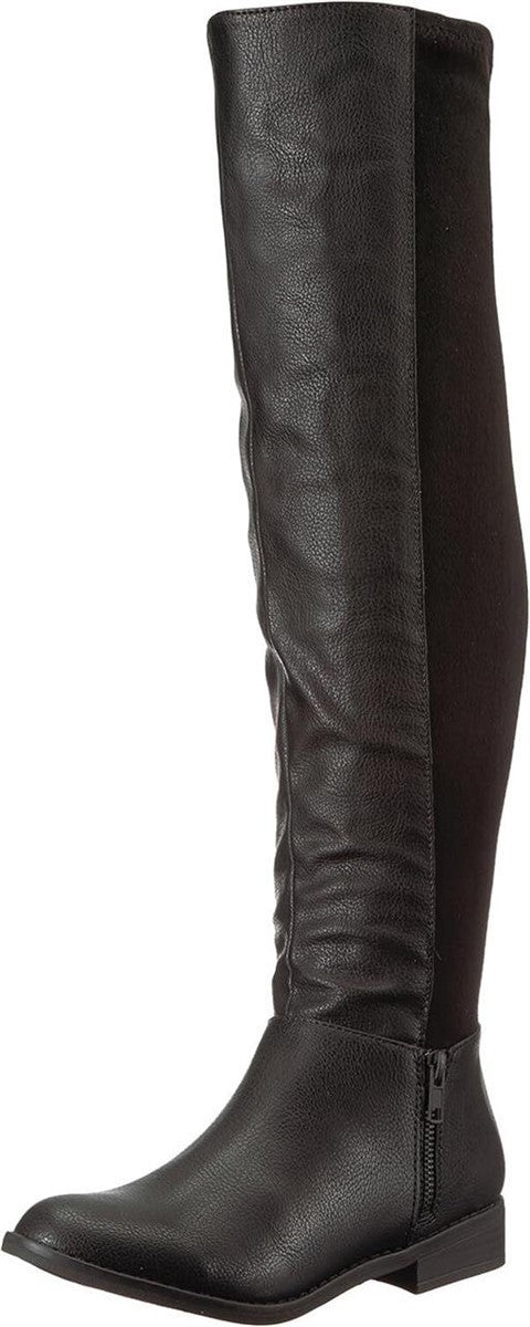 Rocket Dog Marsh Women Over-the-Knee Boot Black Size 7 21.25" Flat Heel