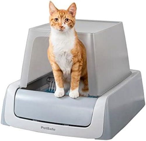 PetSafe ScoopFree Crystal Pro Automatic Cat Litter Box w/ Stainless Steel Tray