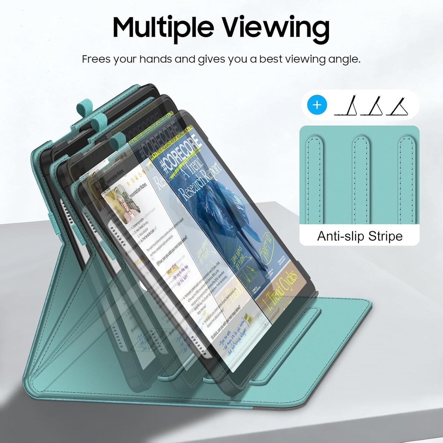 Fintie Case for Samsung Galaxy Tab A11+2025 & A9+ 2023 11" Folio Stand Turquoise