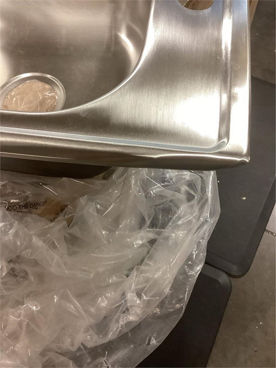 Kingston Brass 33" Double Bowl Drop-In Kitchen Sink 304 Stainless 22 Gauge
