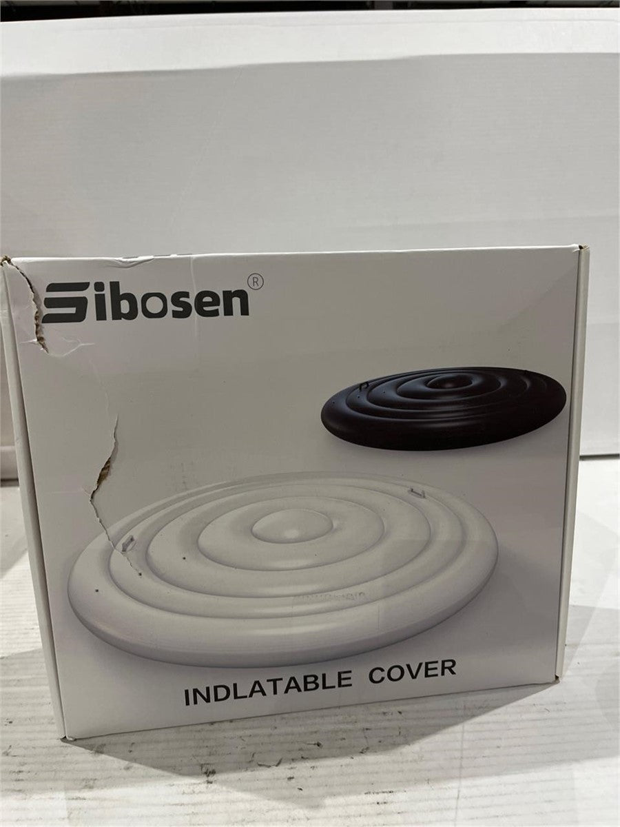 Inflatable Hot Tub Cover Round Insulated Energy Saving Rain Snow Proof Sibosen