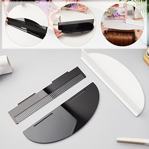 Acrylic Hair Extension Holder Stand 2 Pack Weft Wig Display Braiding Black White