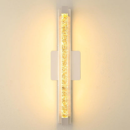 18" Gold LED Crystal Bubble Vanity Bar Light Bathroom Dimmable 3 Color Temp
