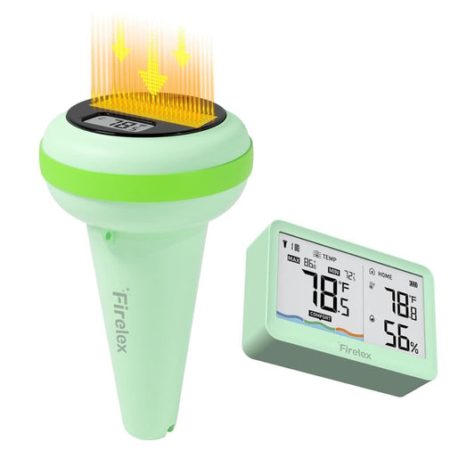 Firelex Wireless Solar Pool Thermometer Indoor & Outdoor Monitoring