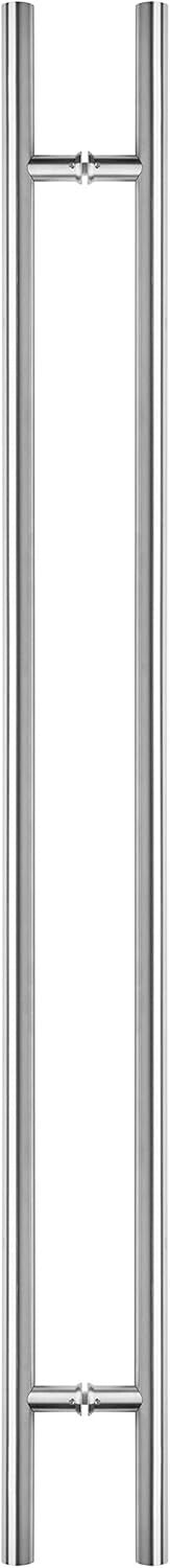 Rockwell 60" / 5ft - Ladder Pull Handle B2B - 48" CTC - Brushed Stainless Steel