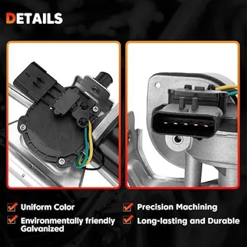 Wiper Motor + Linkage Assembly for Jeep Wrangler JK 07-18 55077859AB AC AD 602-1