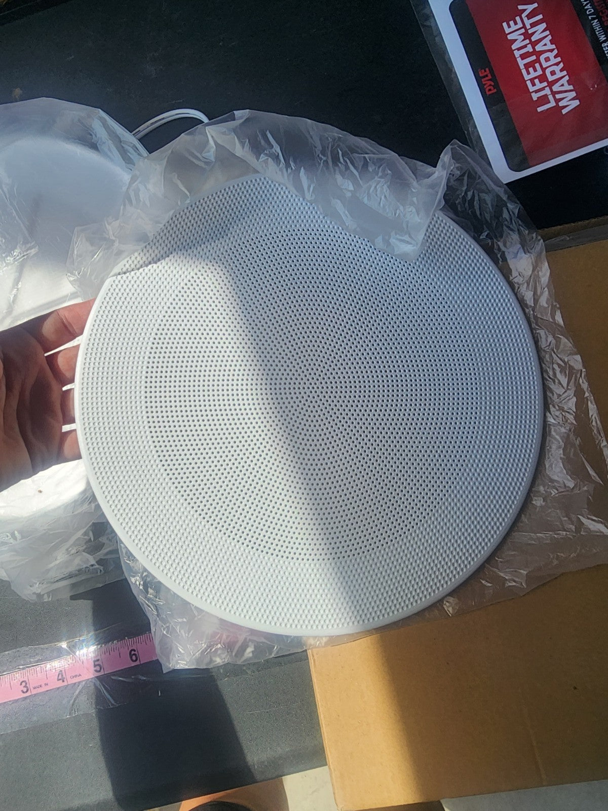 Pyle PDIC86 8" Ceiling Speakers Pair 2-Way 250W Flush Mount Round Square Grilles