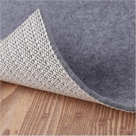 Non Slip Rug Pad Gripper 10x14 Felt Rubber Hardwood Tile Floor Trimmable 1/8 in