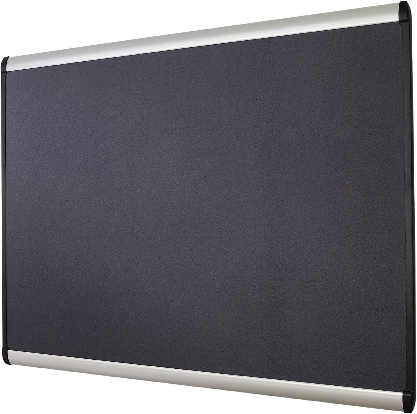 Quartet Prestige Plus 48x36 Magnetic Fabric Bulletin Board MB544A Aluminum