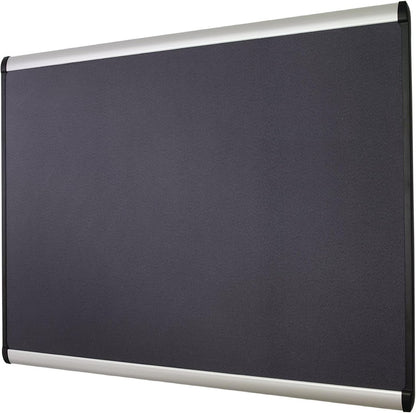 Quartet Prestige Plus 48x36 Magnetic Fabric Bulletin Board MB544A Aluminum