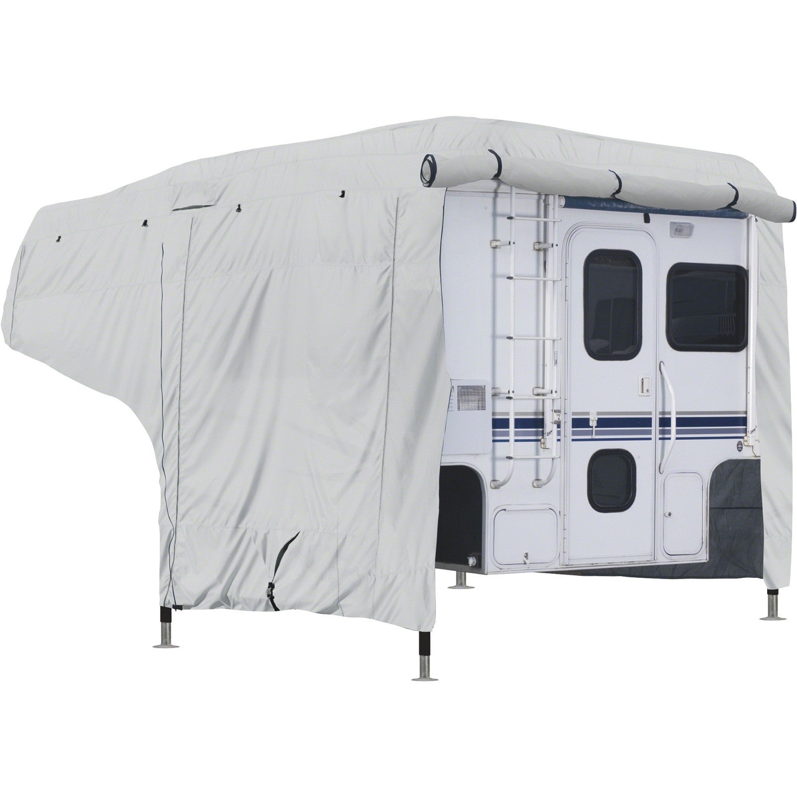 Classic Accessories Over Cab PermaPRO Truck Camper Cover, Fits 8' - 10' Campers