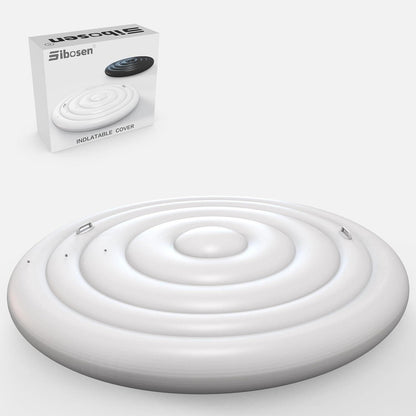 Inflatable Hot Tub Cover Round Insulated Energy Saving Rain Snow Proof Sibosen