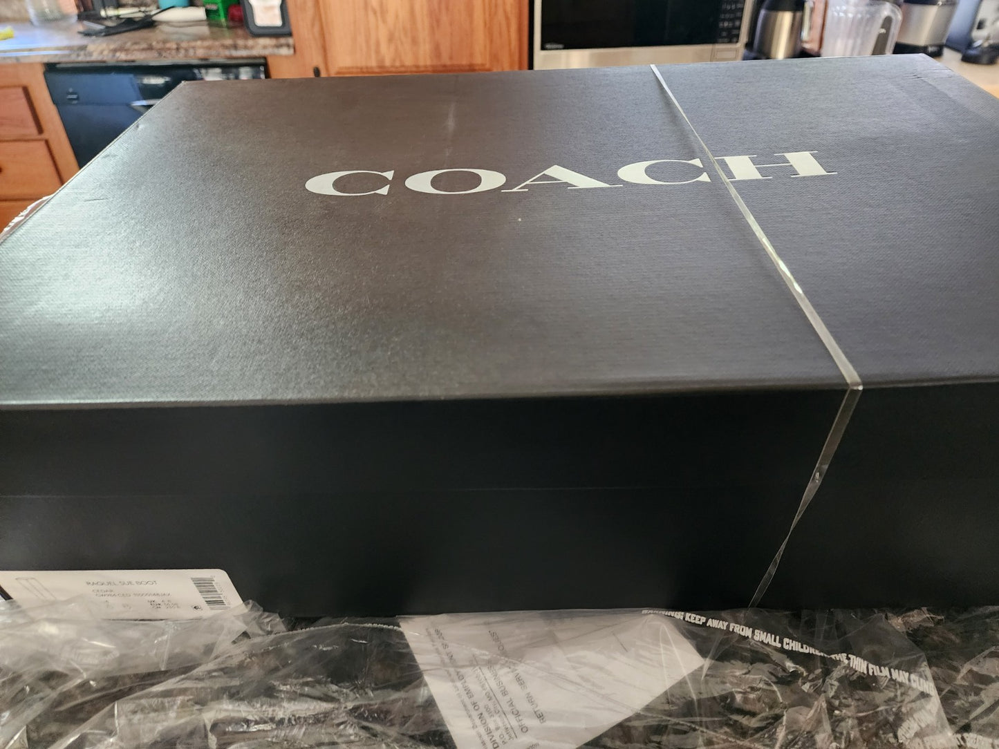 COACH Raquel Suede Knee High Boot Cedar Size 6 Wide Square Toe New in Box