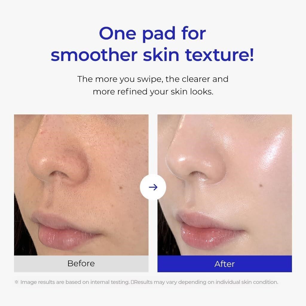 DEWYCEL Salady Pad Dual-Textured Vegan Toner Pads 70 AHA PHA Aloe Korean
