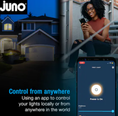 Juno Connected Wafer 4" Smart LED Recessed Light Tunable White