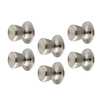 Design House 190793 Terrace 6-Pack Dummy Door Knob Satin Nickel ANSI Grade 3