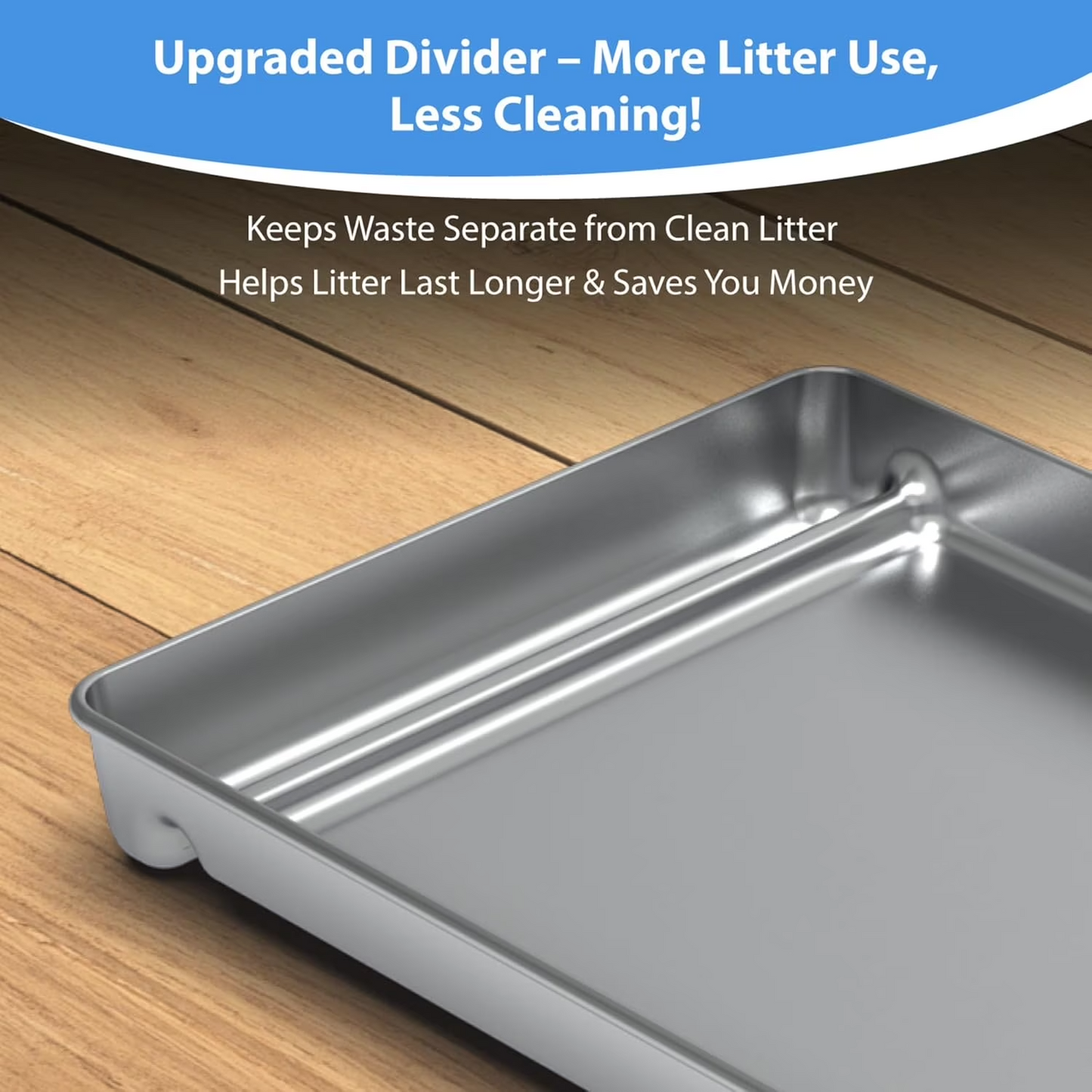 PetSafe ScoopFree Crystal Pro Automatic Cat Litter Box w/ Stainless Steel Tray
