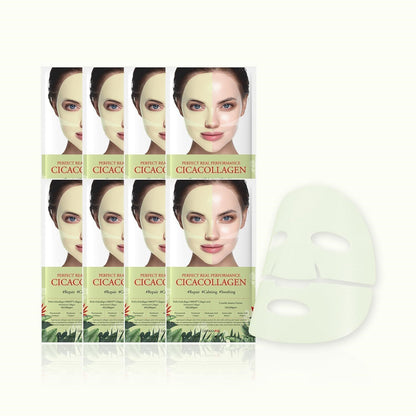 DERMAFIX Cicacollagen Hydrolyzed Collagen Korean Sheet Mask 8 Pack K-Beauty New