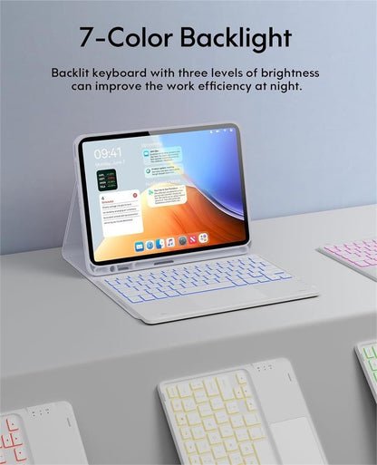 CHESONA Keyboard Case iPad Air 11 M3 M2, Air 4/5, Pro 11 1-4 Gen Trackpad