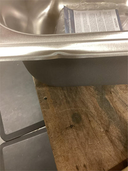 Kingston Brass 33" Double Bowl Drop-In Kitchen Sink 304 Stainless 22 Gauge